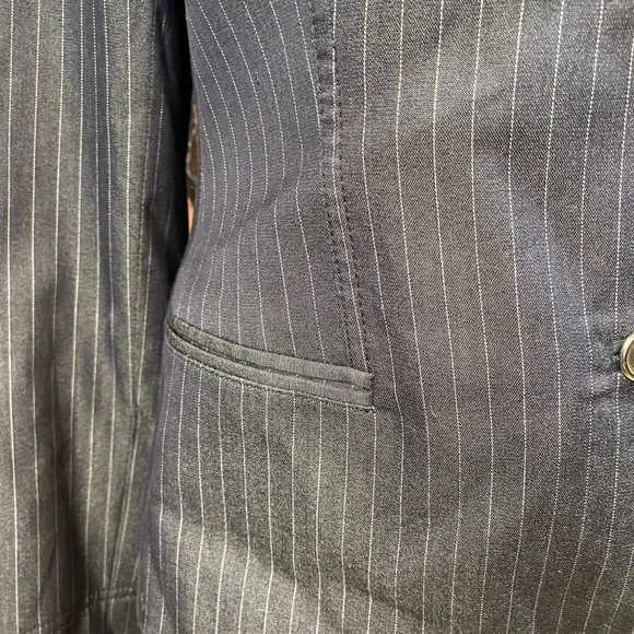 Valerie Stevens‎ Pinstriped 2-Piece Skirt Suit - Picture 4 of 16